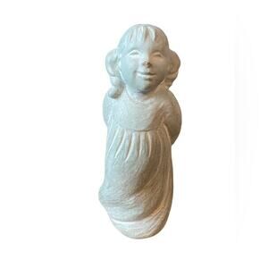 Isabel Bloom 1999 Signed Cement Sculpture Innocent Angel